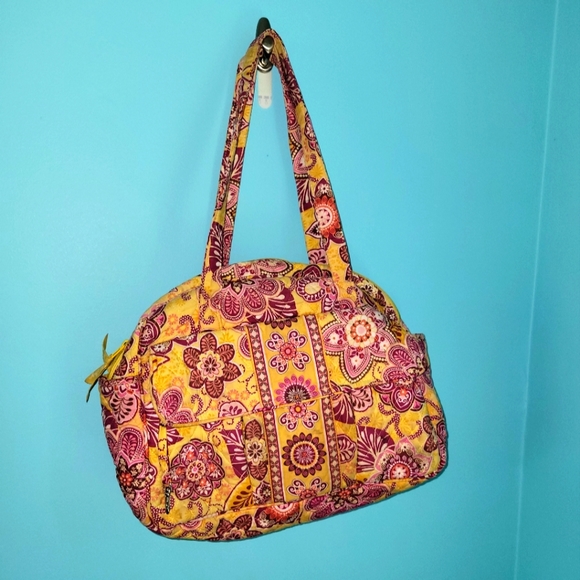 Vera Bradley Bali Gold Diaper Bag - Picture 1 of 8
